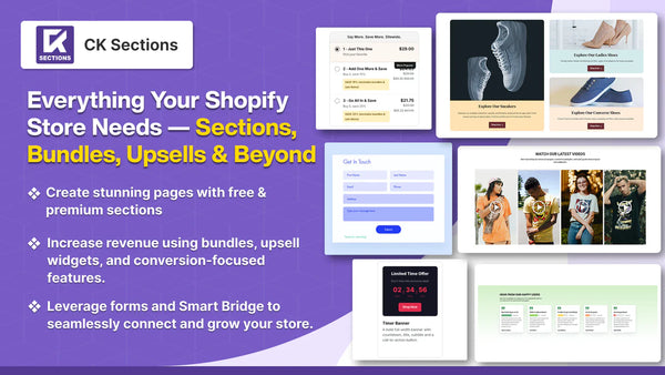 CK — Theme Sections & Upsells