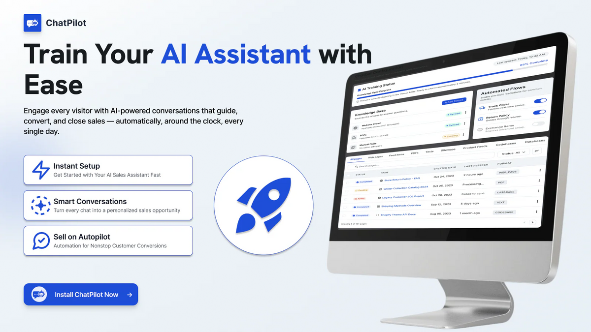 ChatPilot‑ AI sales bot Upsell