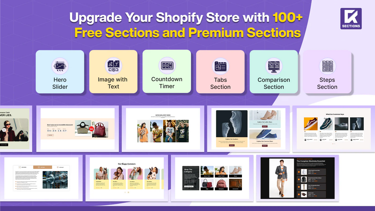 CK — Theme Sections & Upsells