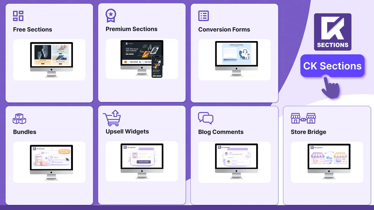 CK — Theme Sections & Upsells